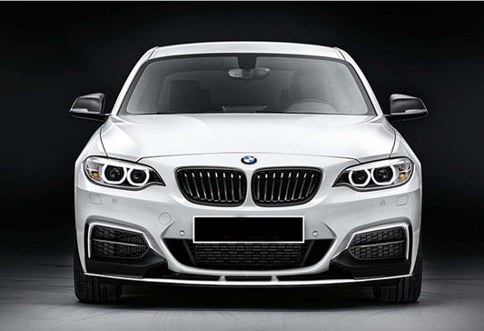 Front Lip DPT V-2 (For M Performance, Gloss Black) for BMW 2 Series F22/F23 2014-2021 - image 2