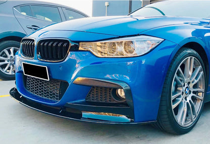 Front Lip Spoiler DPT (for M Performance, Gloss Black) for BMW 3 Series F30/F31 2012-2019 - image 3