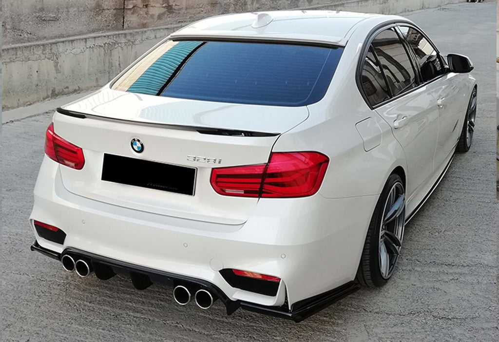 Rear diffuser DPT V-1 (for M3, gloss black) for BMW 3 series F-30/31/34 2012-2019 - image 2