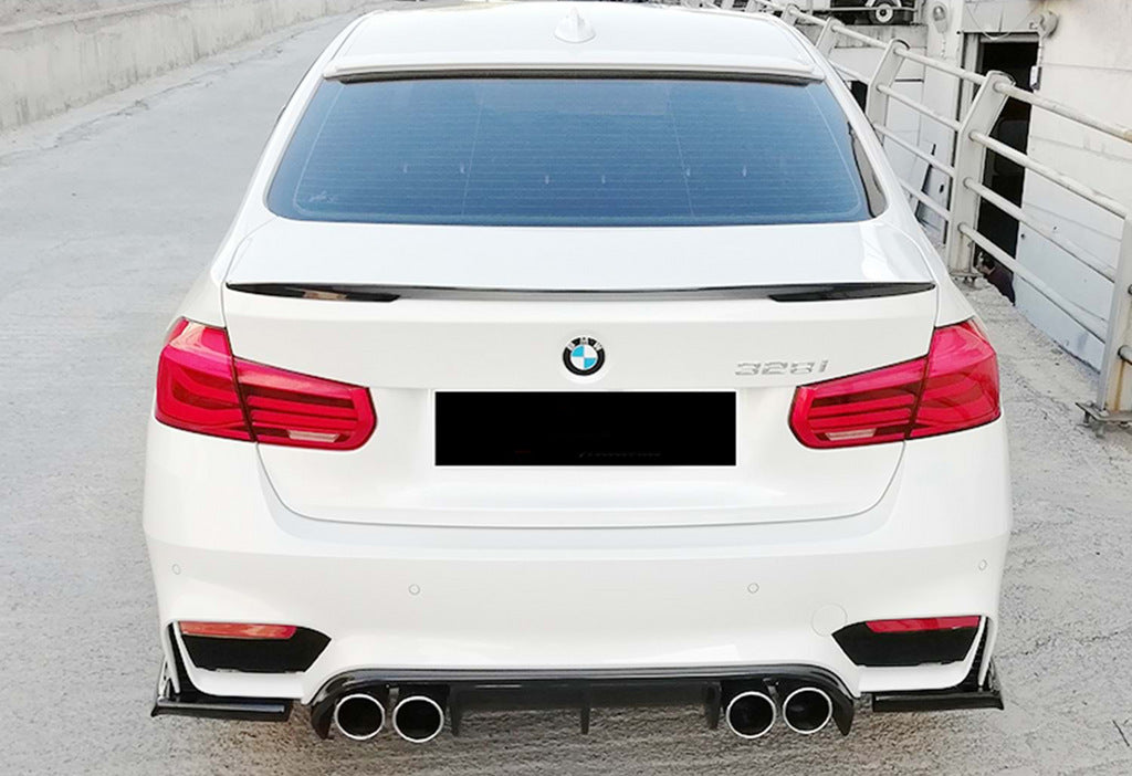Rear diffuser DPT V-1 (for M3, gloss black) for BMW 3 series F-30/31/34 2012-2019 - image 5