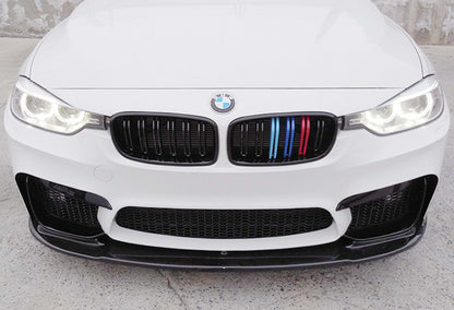 Front Bumper Lip DPT V-1 (For M4, Gloss Black) for BMW 4 Series F32/F33/F36 2012-2020 - image 4