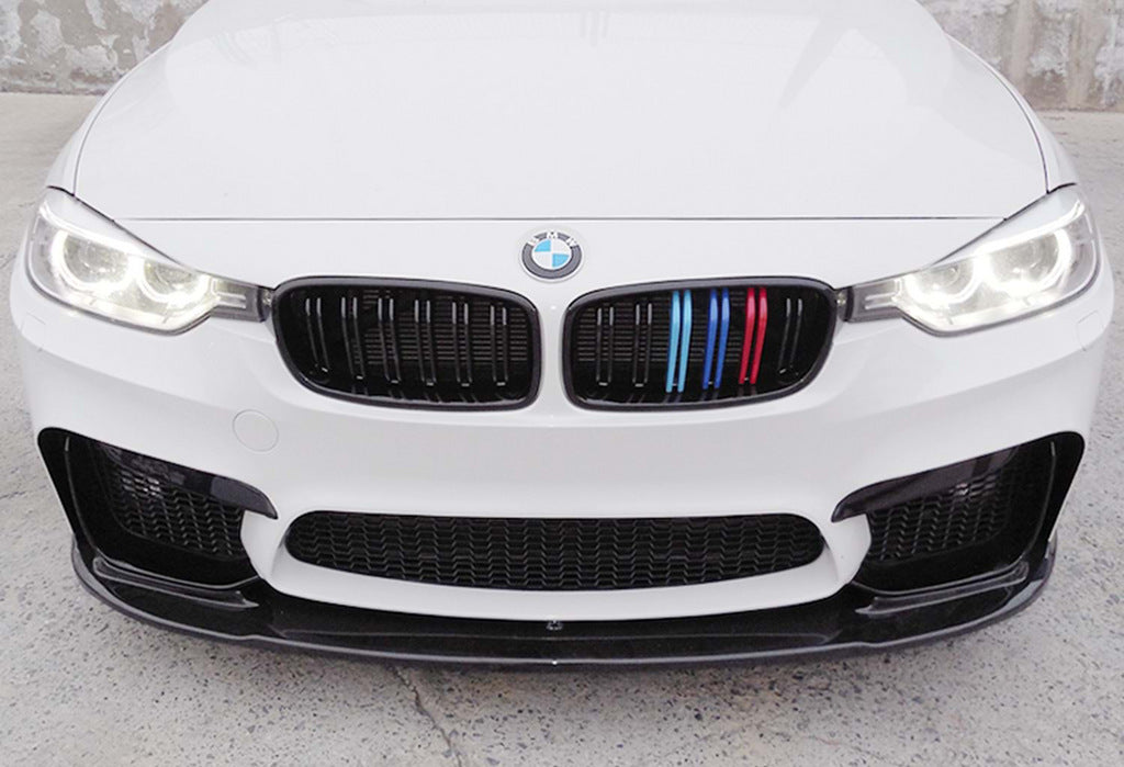 Front Bumper Lip DPT V-1 (For M4, Gloss Black) for BMW 4 Series F-32 2012-2020 - image 4