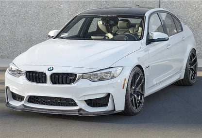 Front Bumper Lip DPT V-2 (For M4, Gloss Black) for BMW 4 Series F-32 2012-2020 - image 5