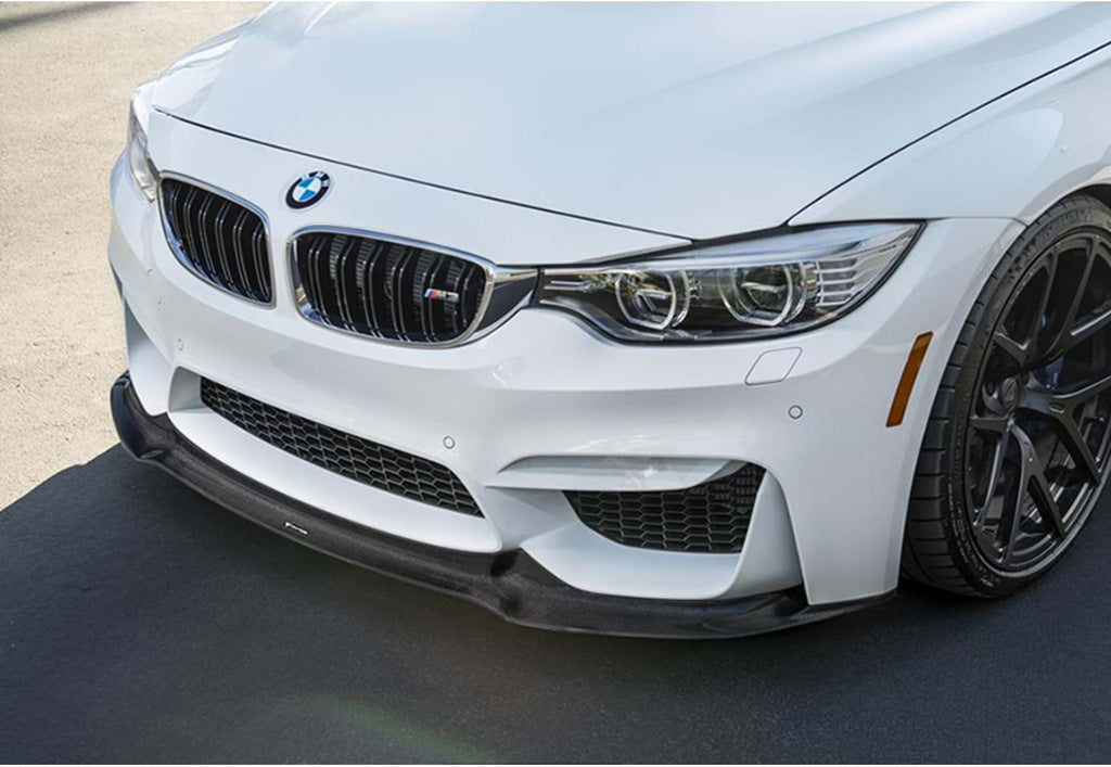 Front Bumper Lip DPT V-2 (For M4, Gloss Black) for BMW 4 Series F32/F33/F36 2012-2020 - image 4