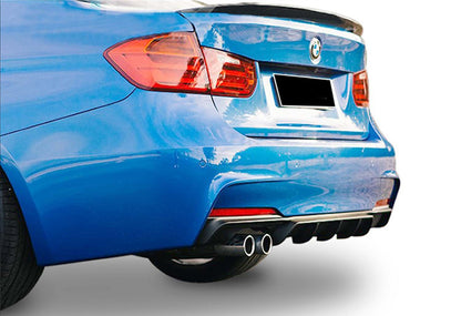 DPT V-5 rear diffuser (for M-Performance, gloss black) for BMW 3 series F-30/31/34 2012-2019 - image 2