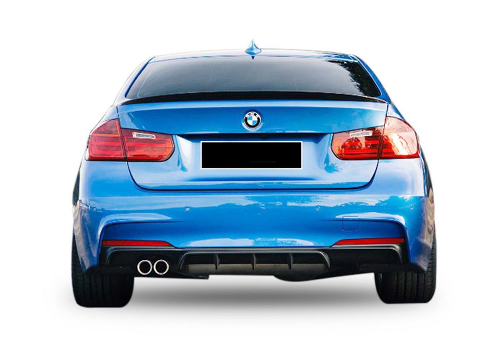 Rear Diffuser DPT V-5 (for M-Performance, Gloss Black) for BMW 3 Series F-30/31/34 2012-2019 - image 1