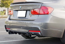Rear Diffuser DPT V-4 (for M Performance, Gloss Black) for BMW 3 Series F-30/31/34 2012-2019 - image 1