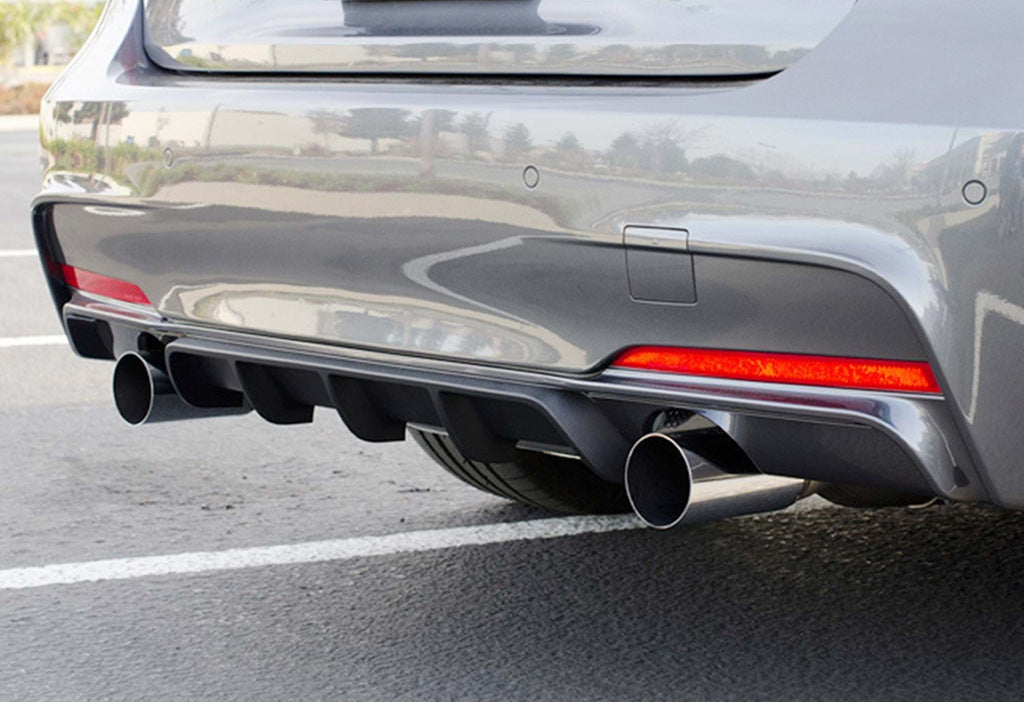 Rear Diffuser DPT V-4 (for M Performance, Gloss Black) for BMW 3 Series F-30/31/34 2012-2019 - image 3