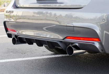 Rear Diffuser DPT V-4 (for M Performance, Gloss Black) for BMW 3 Series F-30/31/34 2012-2019 - image 3