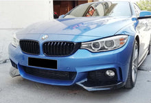 Front Bumper Lip DPT Flap V-1 (for M-Technic, Gloss Black) for BMW 4 Series F32/F33/F36 2012-2020 - image 1