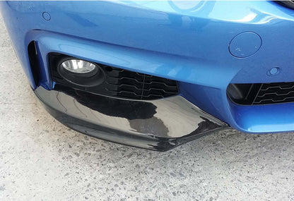 Front Bumper Lip DPT Flap V-1 (for M-Technic, Gloss Black) for BMW 4 Series F32/F33/F36 2012-2020 - image 6