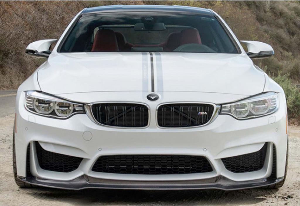 Front Lip DPT V-4 (For M4, Gloss Black) for BMW 4 Series F32/F33/F36 2012-2020 - image 2