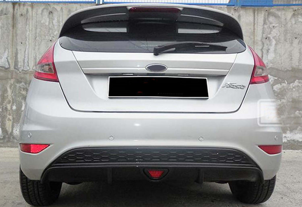 Rear diffuser DPT V-1 (HB, gloss black) for Ford Fiesta 2008-2017 - image 1