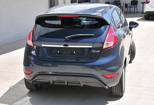 Rear diffuser DPT V-2 (HB, gloss black) for Ford Fiesta 2008-2017 - image 2