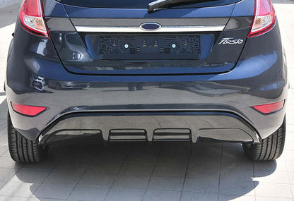 Rear diffuser DPT V-2 (HB, gloss black) for Ford Fiesta 2008-2017 - image 1