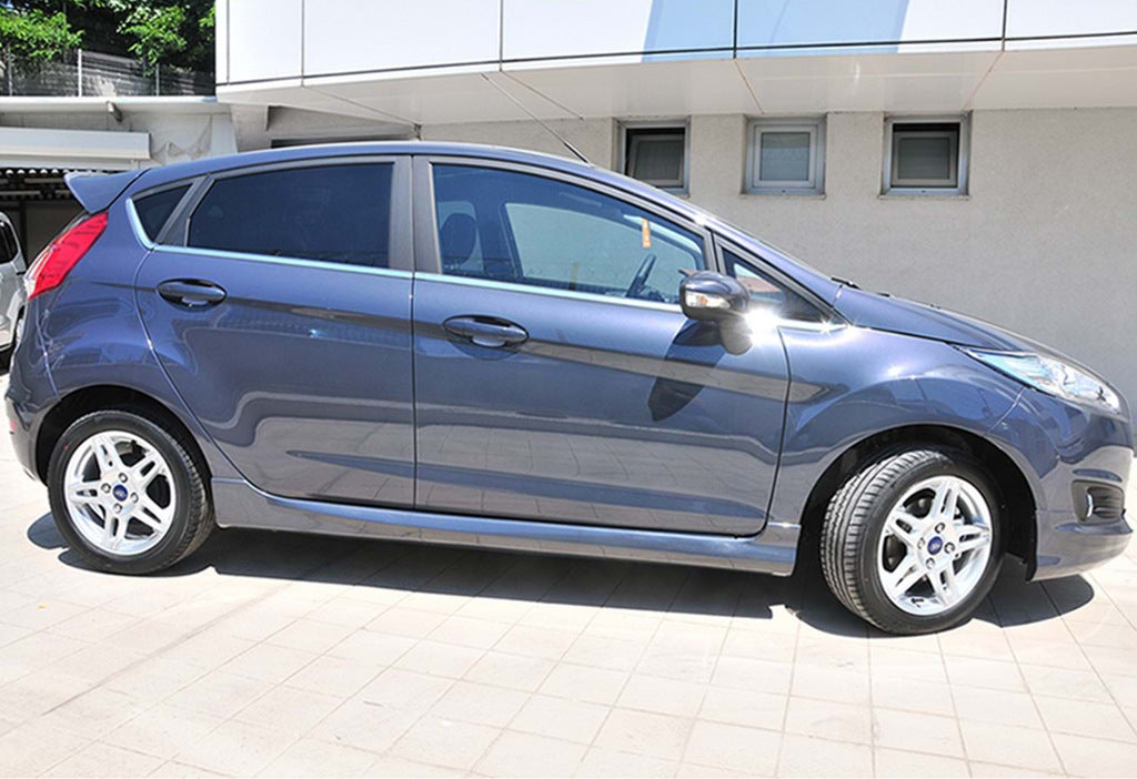 Side Skirts DPT V-3 (HB, Gloss Black) for Ford Fiesta 2008-2017 - image 2