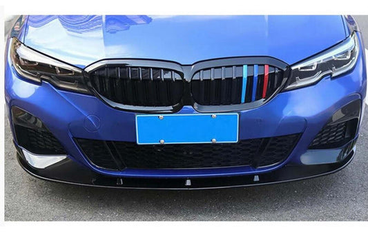 Front Lip DPT V-2 (For M Technic, Gloss Black) for BMW 3 Series G20/G21 2018- - image 2
