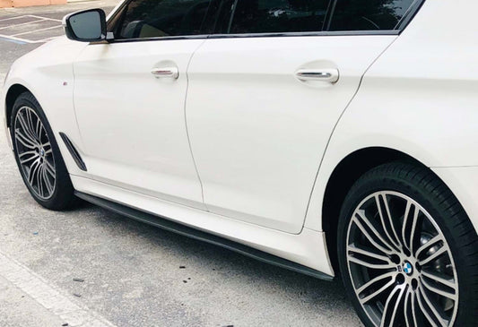 Side Skirts DPT V-1 (Gloss Black) for BMW 5 Series G30/31 2017-2023 - image 1