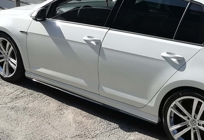 Side Skirts DPT V-2 (Gloss Black) for Volkswagen Golf 7/E-Golf 2012-2020 - image 1