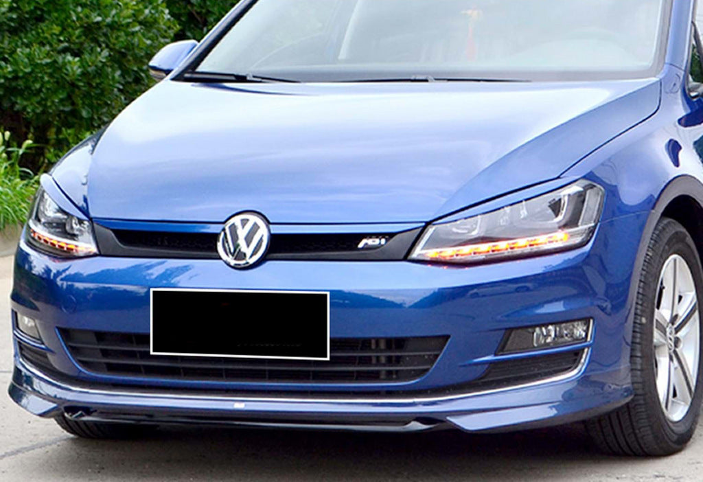 Front lip DPT V-1 (for OEM bumper, 2012-2017, primed for painting) for Volkswagen Golf 7/E-Golf 2012-2020 - image 2
