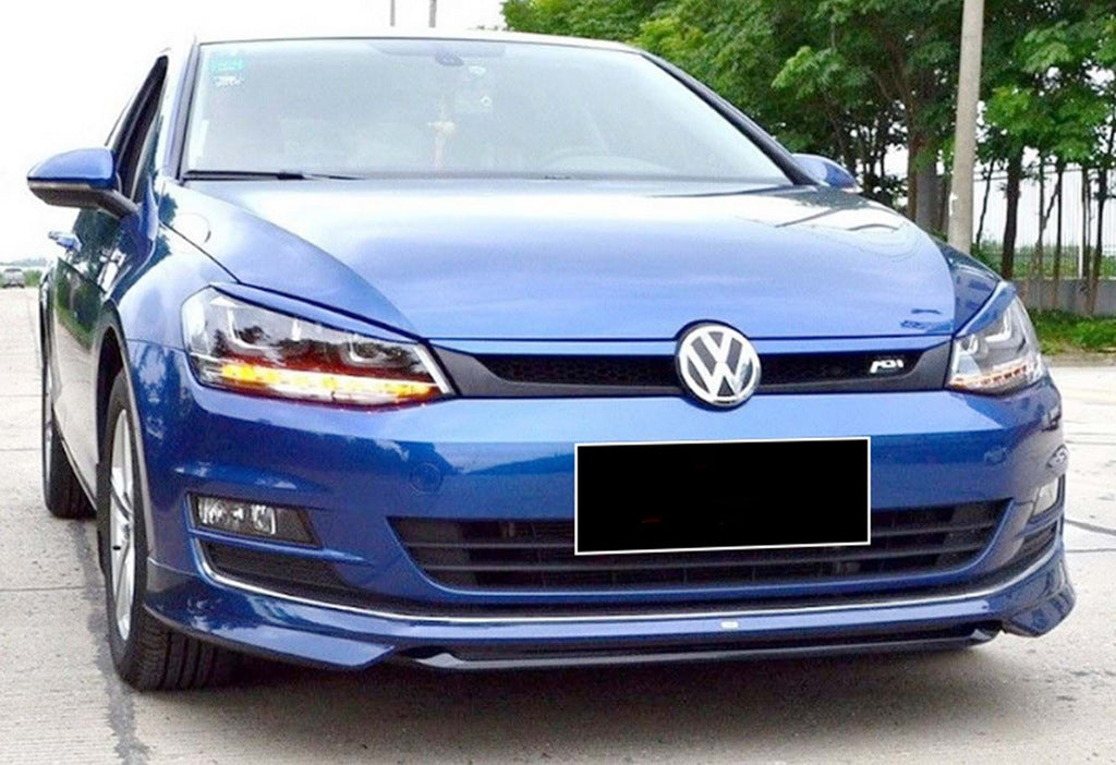 Front lip DPT V-1 (for OEM bumper, 2012-2017, primed for painting) for Volkswagen Golf 7/E-Golf 2012-2020 - image 1