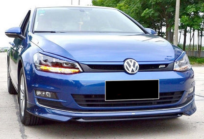 Front lip DPT V-1 (for OEM bumper, 2012-2017, primed for painting) for Volkswagen Golf 7/E-Golf 2012-2020 - image 1