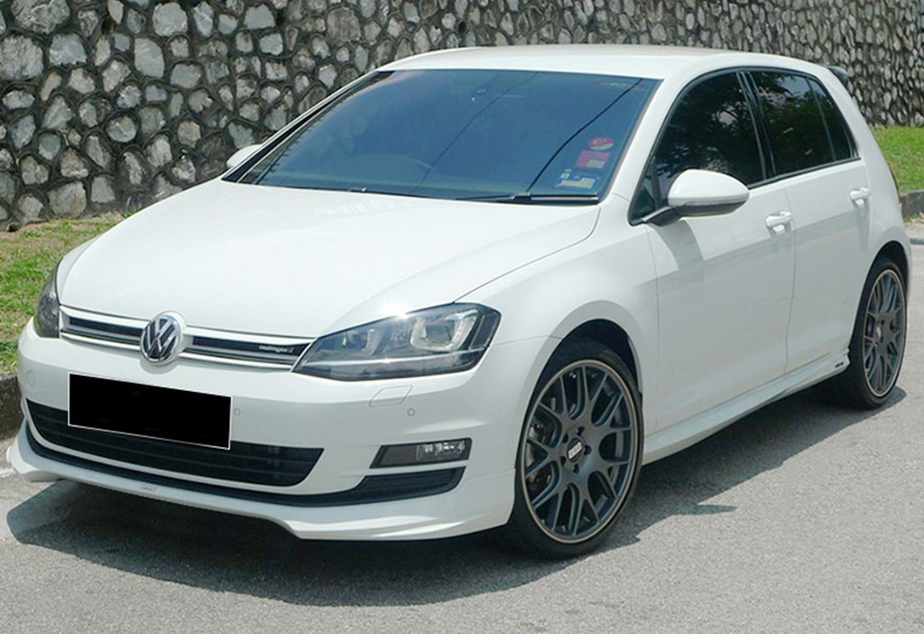 Front Lip DPT V-5 (for OEM bumper, 2012-2017, Gloss Black) for Volkswagen Golf 7/E-Golf 2012-2020 - image 3
