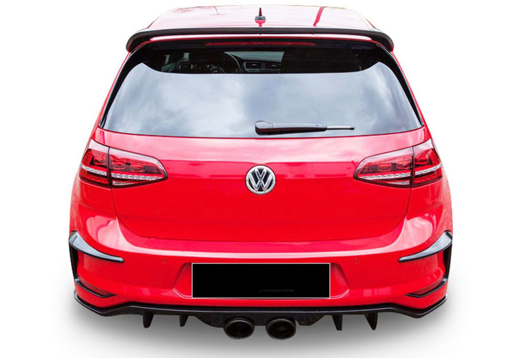 Rear Diffuser DPT V-7 (2012-2017, Gloss Black) for Volkswagen Golf 7/E-Golf 2012-2020 - image 2