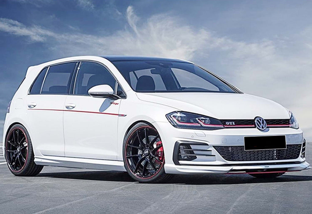 Side Skirts DPT V-5 (Black Gloss) for Volkswagen Golf 7/E-Golf 2012-2020 - image 1