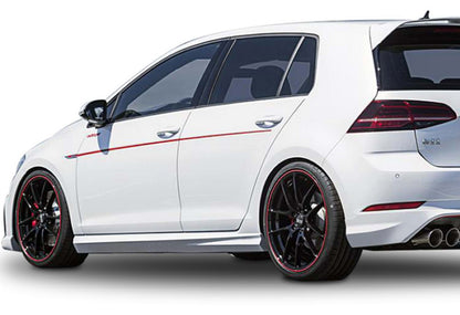 Side Skirts DPT V-5 (Black Gloss) for Volkswagen Golf 7/E-Golf 2012-2020 - image 4