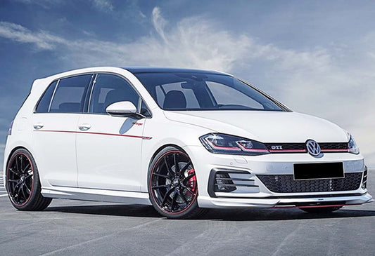 Side Skirts DPT V-5 (Black Gloss) for Volkswagen Golf 7/E-Golf 2012-2020 - image 1