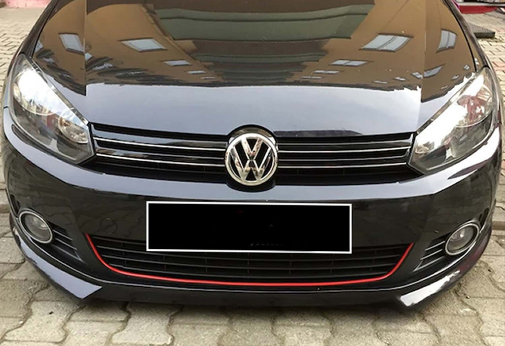 Front lip DPT V-2 (primed for painting) for Volkswagen Golf 6 2008-2014 - image 1