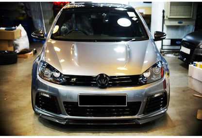 Front Lip DPT V-1 (Gloss Black) for Volkswagen Golf 6 2008-2014 - image 1