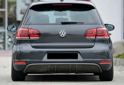 Rear Diffuser DPT V-3 (Gloss Black) for Volkswagen Golf 6 2008-2014 - image 1