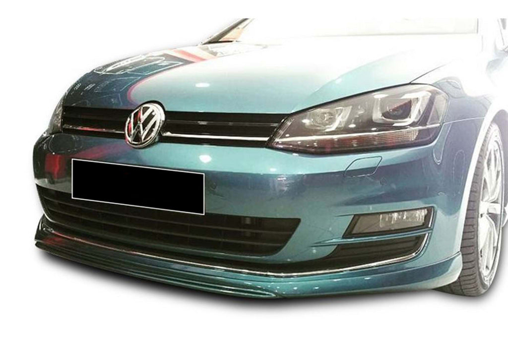 Front Lip DPT V-2 (for OEM bumper, 2012-2017, Gloss Black) for Volkswagen Golf 7/E-Golf 2012-2020 - image 2