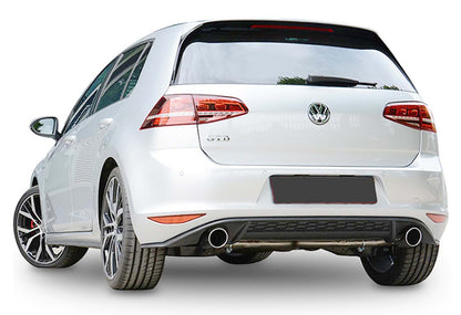 Rear diffuser DPT V-2 (for GTI, 2012-2017, gloss black) for Volkswagen Golf 7/E-Golf - image 2
