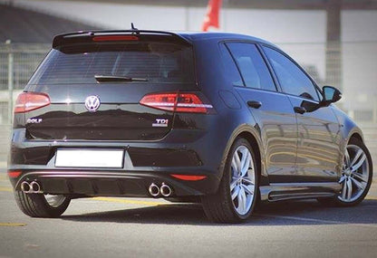 Rear Diffuser DPT V-6 (2012-2017, Gloss Black) for Volkswagen Golf 7/E-Golf 2012-2020 - image 3