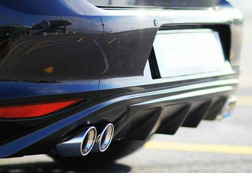 Rear Diffuser DPT V-6 (2012-2017, Gloss Black) for Volkswagen Golf 7/E-Golf 2012-2020 - image 1