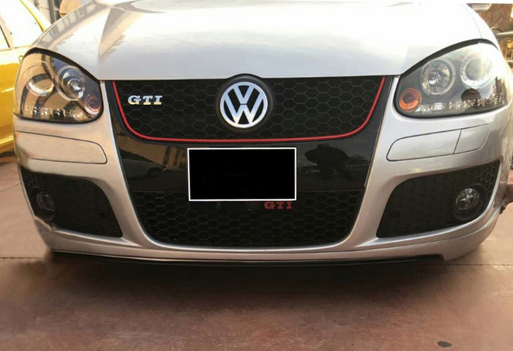 Front Lip DPT V-1 (for GTI, Gloss Black) for Volkswagen Golf 5 2003-2009 - image 1