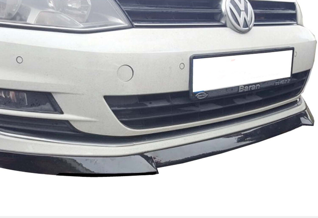 Front Lip DPT V-4 (for OEM bumper, 2012-2017, Gloss Black) for Volkswagen Golf 7/E-Golf 2012-2020 - image 3
