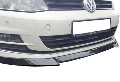 Front Lip DPT V-4 (for OEM bumper, 2012-2017, Gloss Black) for Volkswagen Golf 7/E-Golf 2012-2020 - image 3
