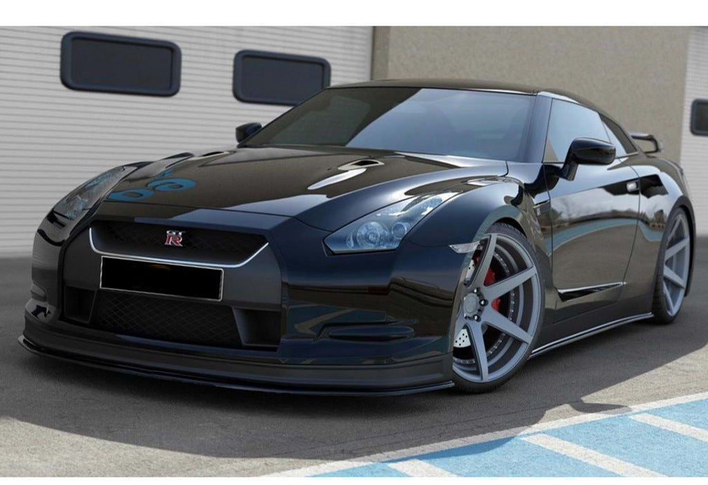 Front Lip Spoiler DPT (Gloss Black) for Nissan GT-R 2008-2025 - image 4