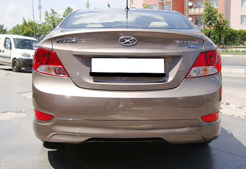 Rear Diffuser DPT (Gloss Black) for Hyundai Accent 2011-2017 - image 1
