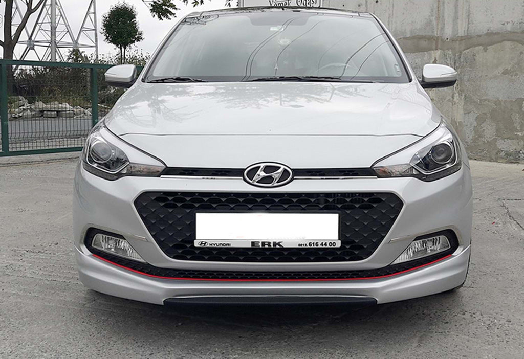 Front Lip Spoiler DPT (Gloss Black) for Hyundai I-20 2014-2020 - image 2