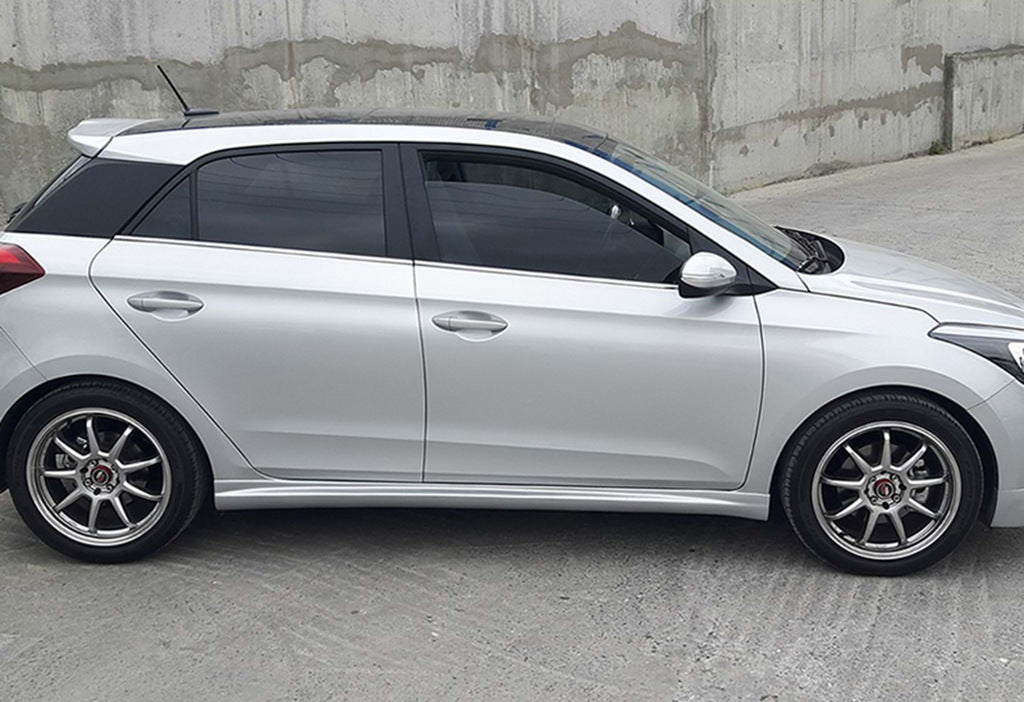 Side Skirts DPT (2014-2018, Gloss Black) for Hyundai I-20 2014-2020 - image 2