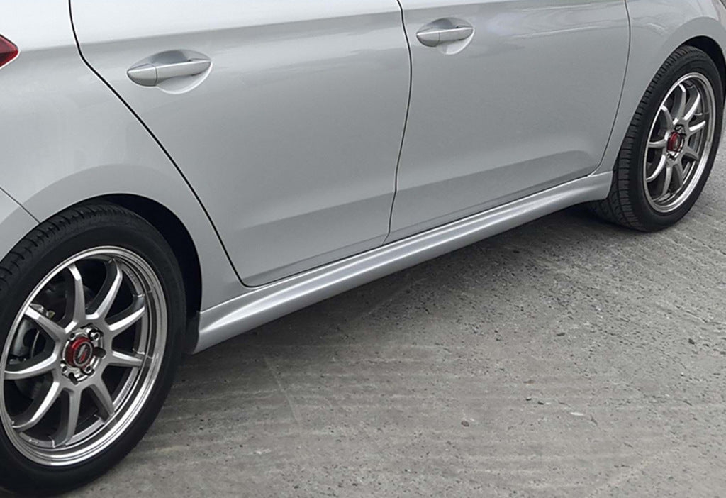 Side Skirts DPT (2014-2018, Gloss Black) for Hyundai I-20 2014-2020 - image 4