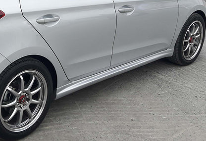 Side Skirts DPT (2014-2018, Gloss Black) for Hyundai I-20 2014-2020 - image 4