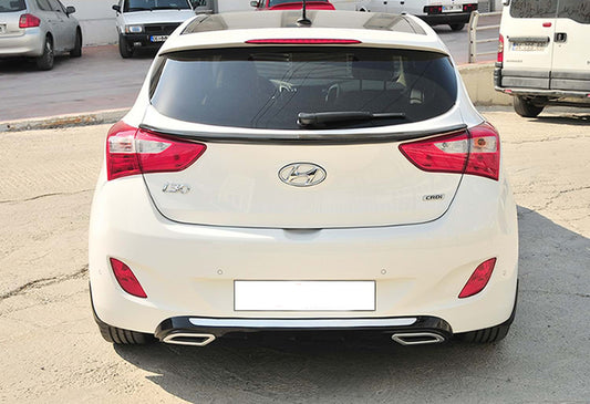 Rear Diffuser DPT V-2 (Gloss Black) for Hyundai I-30 2012-2017 - image 1