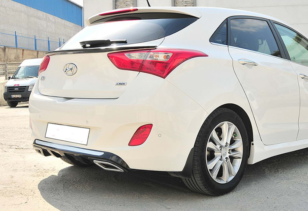 Rear Diffuser DPT V-2 (Gloss Black) for Hyundai I-30 2012-2017 - image 2