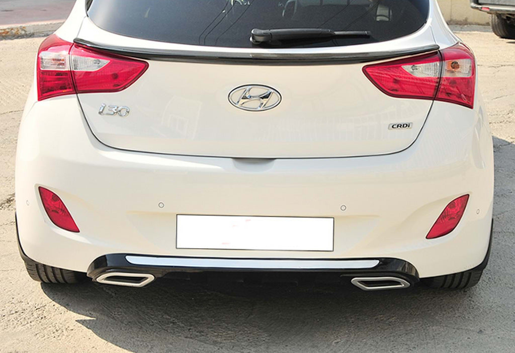Rear Diffuser DPT V-2 (Gloss Black) for Hyundai I-30 2012-2017 - image 3